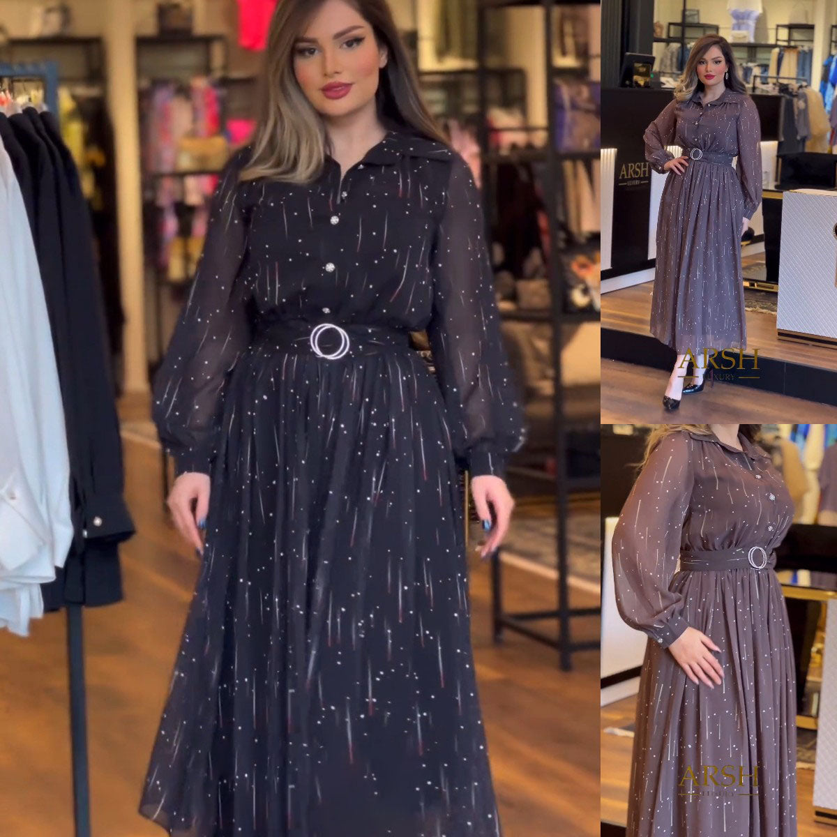 👗Nowa modna sukienka, klasyczny krój, elegancka i prosta 3665357