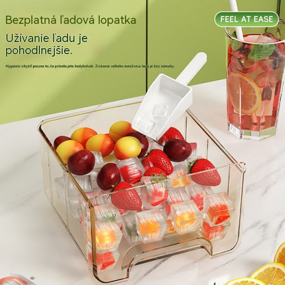 💥Posebna cijena🏖️2026 Novi kalup za led "press" -- ⚡🧊Pravi 50 kockica leda u jednoj sekundi!