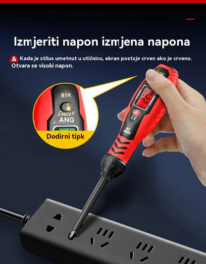 🔥Visokoprecizna pametna mjerna olovka, višenamjenska indukcijska mjerna olovka s digitalnim zaslonom, detekcija strujnog kruga