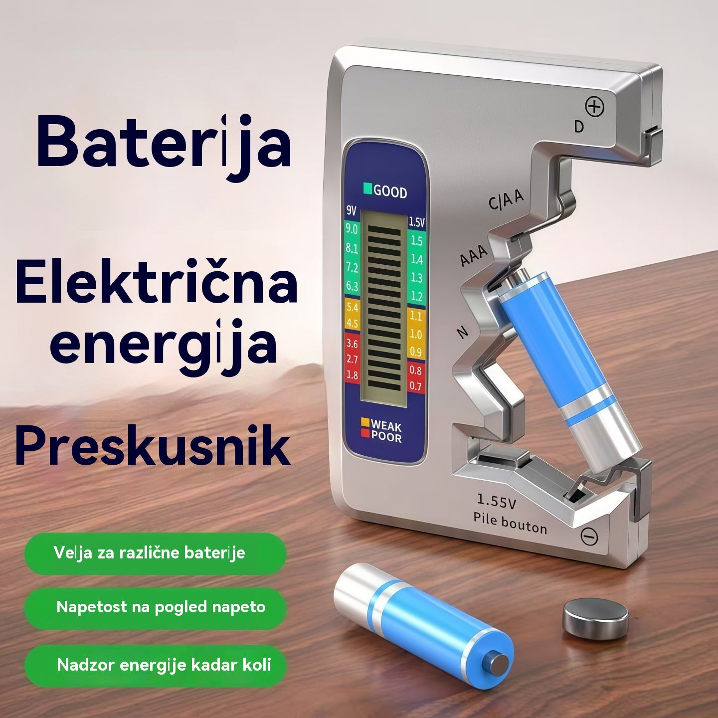 ⚡Testerji baterij vam olajšajo življenje
