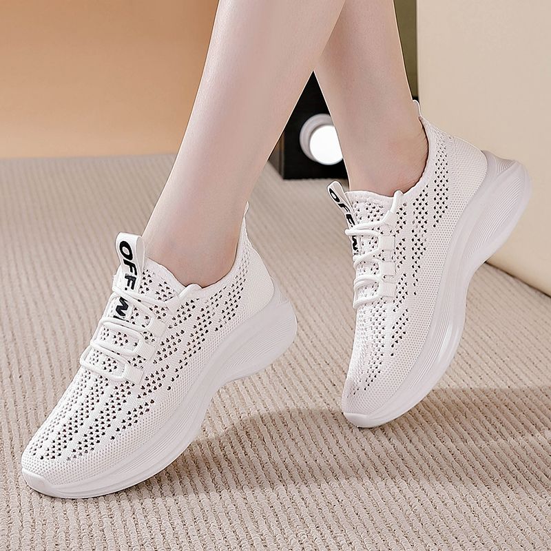 👟【35-41】 2024 Modne damskie buty sportowe z pustą siateczką oddychające siateczką codzienne buty sportowe Wszechstronne 3696571