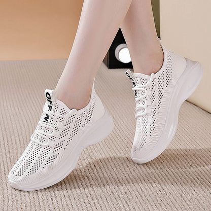 👟【35-41】 2024 Modne damskie buty sportowe z pustą siateczką oddychające siateczką codzienne buty sportowe Wszechstronne 3696571