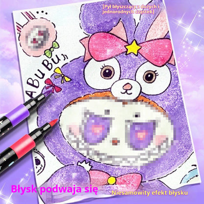 【60 colores】🔥✨️Set de iluminadores flash de doble punta