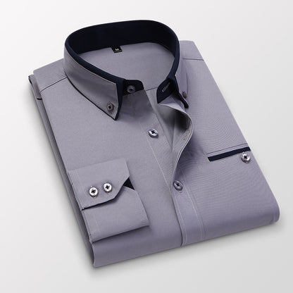 🎉【M-5XL】🔥👔 Letnia nowość, oddychająca męska koszula biznesowa w stylu casual