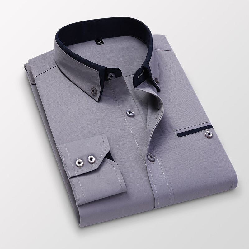 🎉【M-5XL】🔥👔 Letnia nowość, oddychająca męska koszula biznesowa w stylu casual