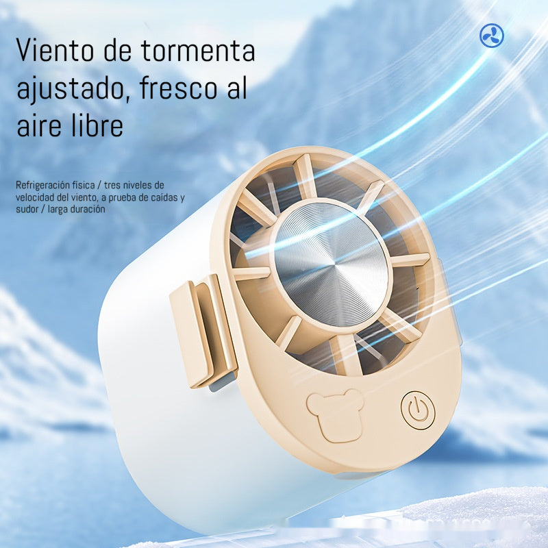 🔥【Kupite 1, dobijte 1 gratis】🌀 Mini ventilator velike brzine s kopčom za struk.