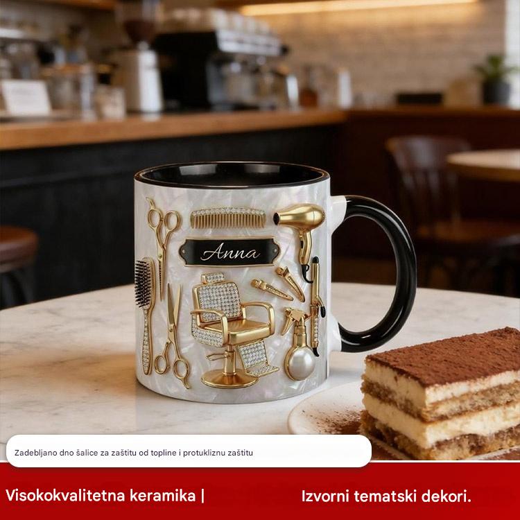 ✨✂️Personalizirana, lagana i luksuzna keramička šalica za kavu