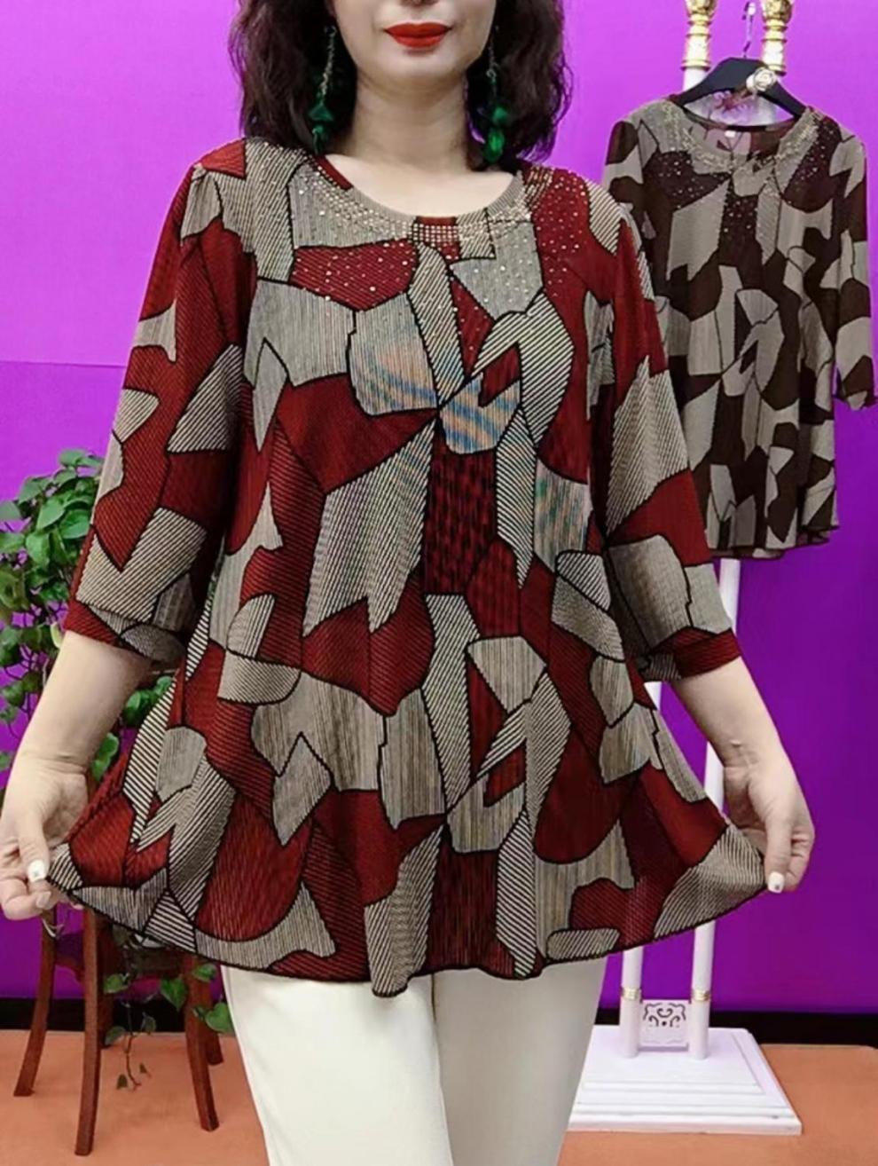 2025 de primăvară noi de marime mare la modă largi topuri de slăbit