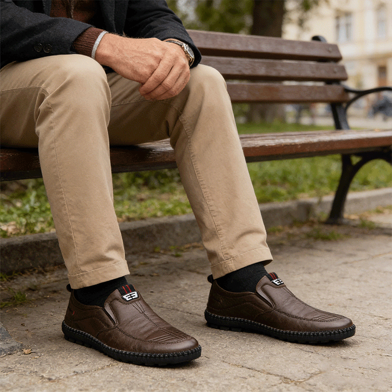 🔥Oferta ograniczona czasowo🔥【39-44】 2026 nowe wygodne skórzane buty męskie-3758662