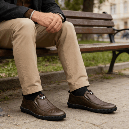 🔥Oferta ograniczona czasowo🔥【39-44】 2026 nowe wygodne skórzane buty męskie-3758662
