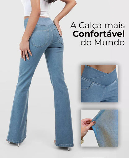 👖🌹【XS-4XL】Traperice visokog struka, uskog kroja i zvonastog kroja koje podižu bokove