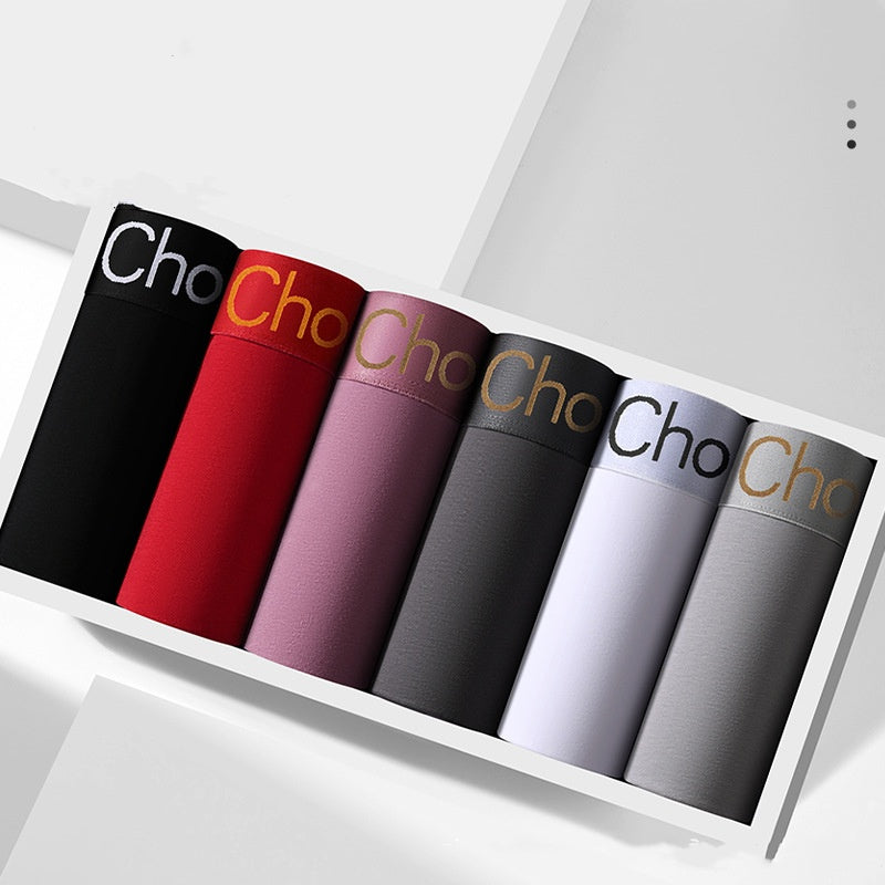 【6 sztuk 】 Miękka i wygodna bielizna męska z czystej bawełny (L-4XL)-3677097