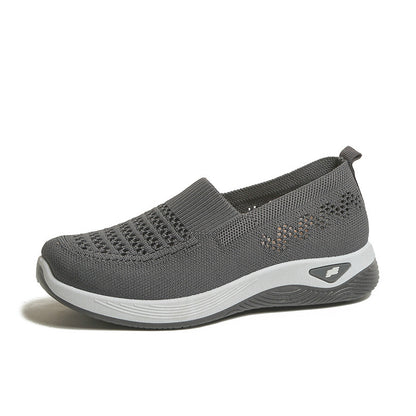 💖Oferta ograniczona czasowo🔥【35-43】🥿Nowe damskie dzianinowe, oddychające, codzienne buty, antypoślizgowe dla mam, płaskie i elastyczne.