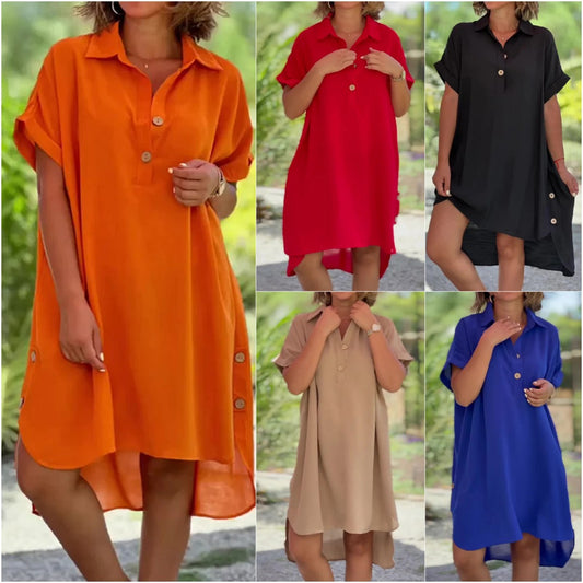 🔥👗【Gorąca sprzedaż🏆】【S-5XL】Wysokiej jakości, lekka i oddychająca modna sukienka.--3654026