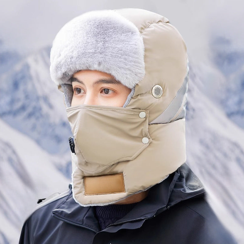 ⛄⛷【50% zniżki】Ochronna czapka z uszami, wiatroszczelna i ciepła 3792846