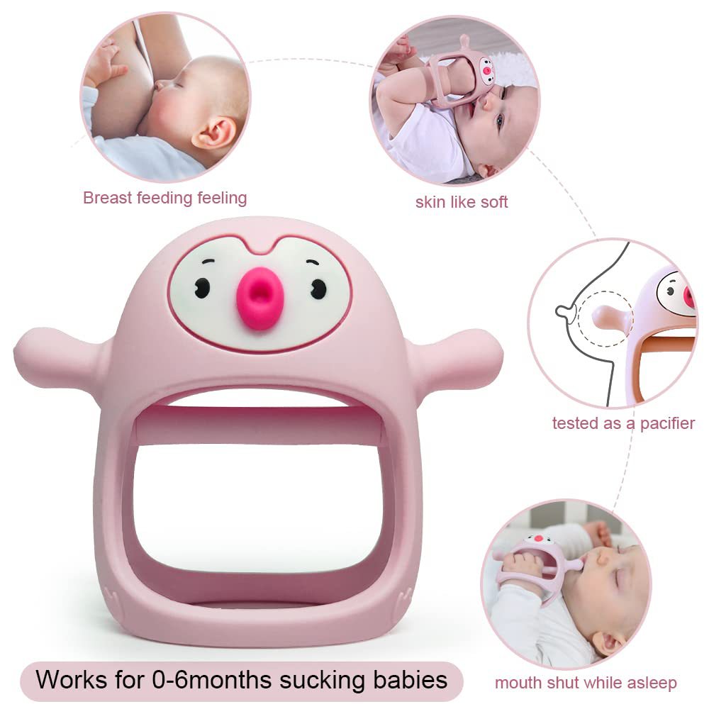 💝【Kupite 1, dobite 1 gratis】👼Silikonsko grizalo za dojenčke od 0 do 12 mesecev, 🍼Dodica za dojenje