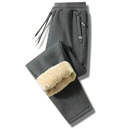 👖 【Kup 1, a 1 dostaniesz gratis】【M-5XL】 Zimowe męskie zimowe spodnie z owczej wełny 2024, zagęszczone, na co dzień, ciepłe, ciepłe spodnie dresowe--3828822