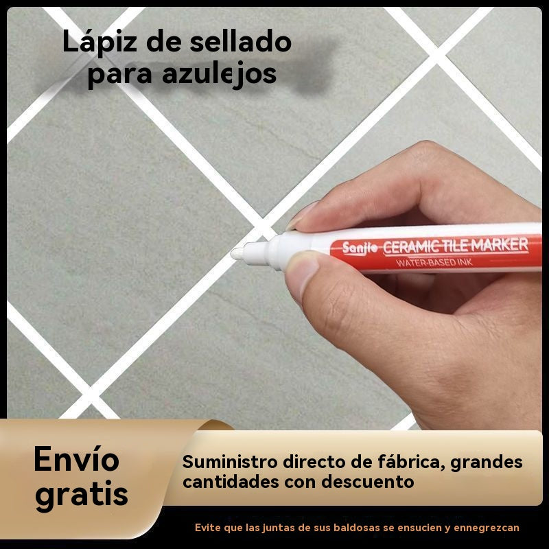 🔥Odporny na pleśń i wodę pisak do fugowania płytek ceramicznych