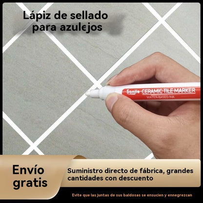 🔥Odporny na pleśń i wodę pisak do fugowania płytek ceramicznych