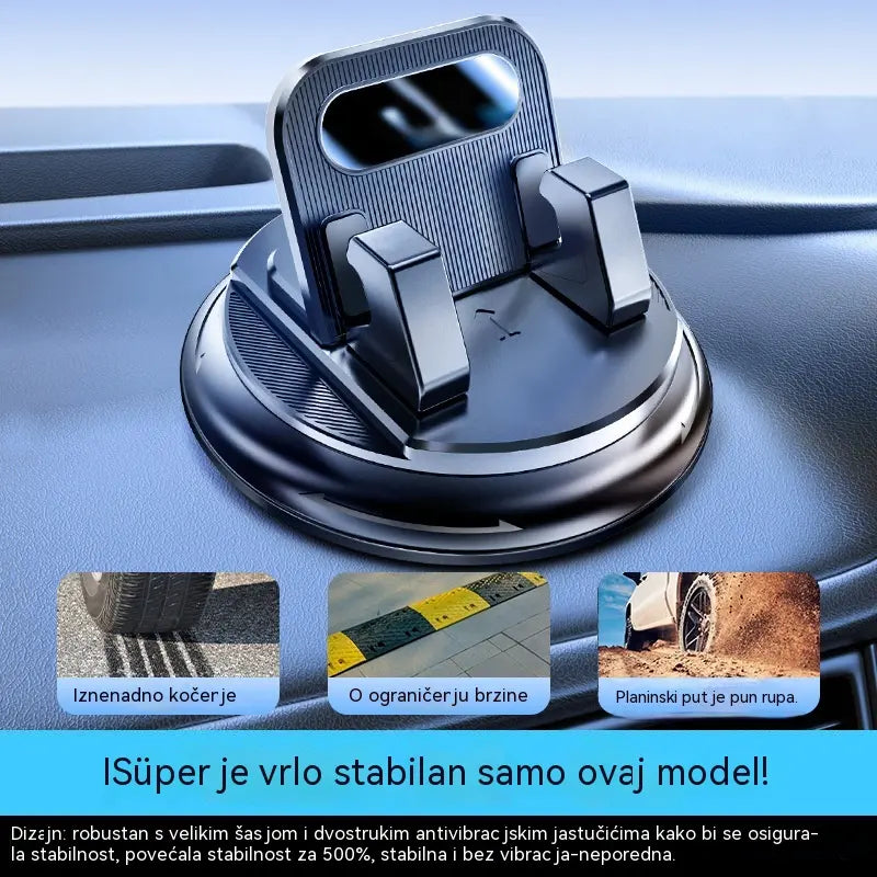 🎯 50% POPUSTA NA SVE! Rotirajući držač za telefon – siguran nosač za nadzornu ploču, guma visokog prianjanja 🧭🔄 【Zajamčena kvaliteta】