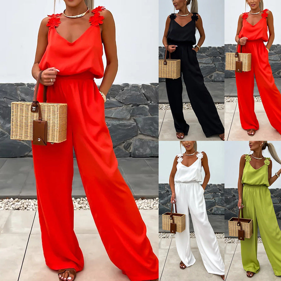 💥👚👖【50% zniżki】🌹💖【S-XL】2025 nowy kombinezon bez rękawów, INS casual style, luźny damski kombinezon!