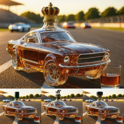 🎁🚗【Obniżka o 90 zł】 Kreatywna butelka na whisky w kształcie samochodu – łącząca elegancję i wartość kolekcjonerską