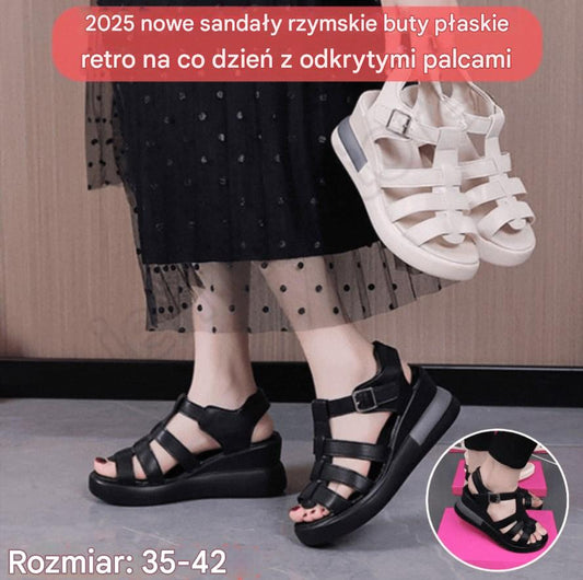 😍👡【50% zniżki】✨🩰 2025 nowe modne miękkie i wygodne sandały damskie, oddychające, antypoślizgowe i odporne na zużycie buty damskie