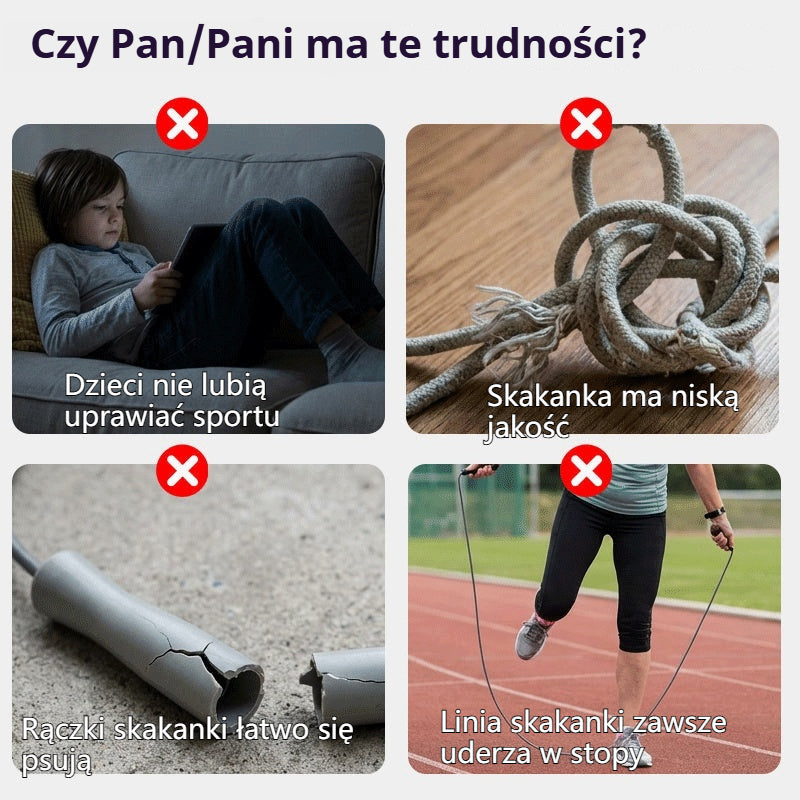 🏃【50% TANIEJ】🌈 Dziecięca skakanka LED