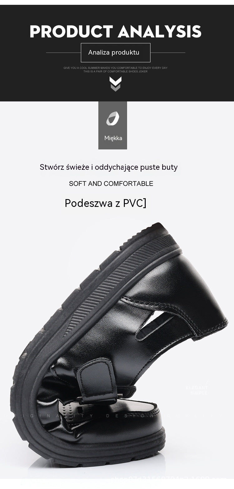 【Dostarczamy również 5 darmowych par skarpetek】Męskie buty biznesowe na co dzień z wycięciami — wyselekcjonowana skóra bydlęca