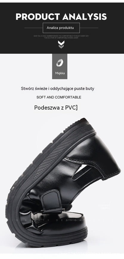 【Dostarczamy również 5 darmowych par skarpetek】Męskie buty biznesowe na co dzień z wycięciami — wyselekcjonowana skóra bydlęca