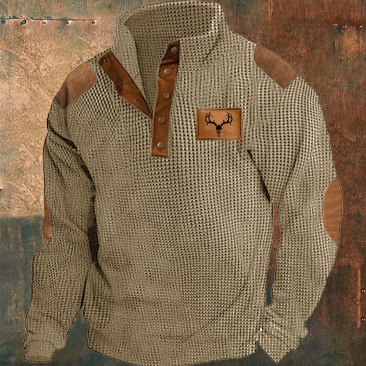 🔥【S-5XL】 Podzimní a zimní pánský ležérní stojací límeček s dlouhými rukávy, měkké a pohodlné, teplé a větruodolné