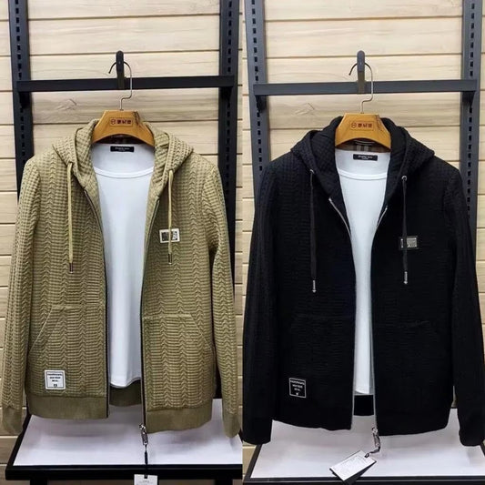 🔥【M-4XL】🧥2024 nowy wysokiej klasy nowy zmysł mody wszechstronny modny płaszcz z kapturem 3794290