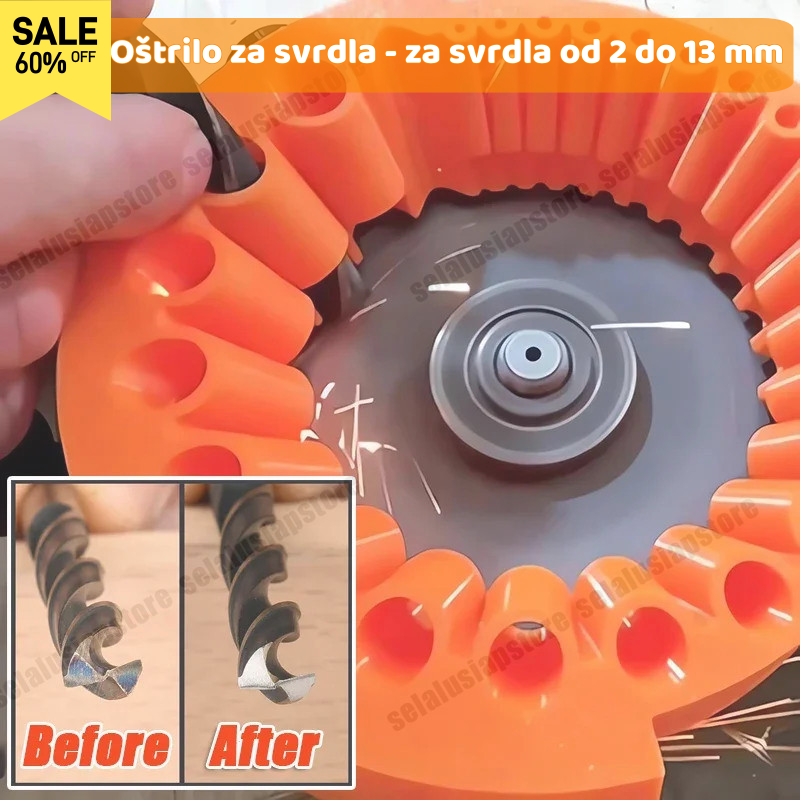 【Kup jeden, drugi gratis】Ostrzałka do wierteł – nadaje się do wierteł 2–13 mm