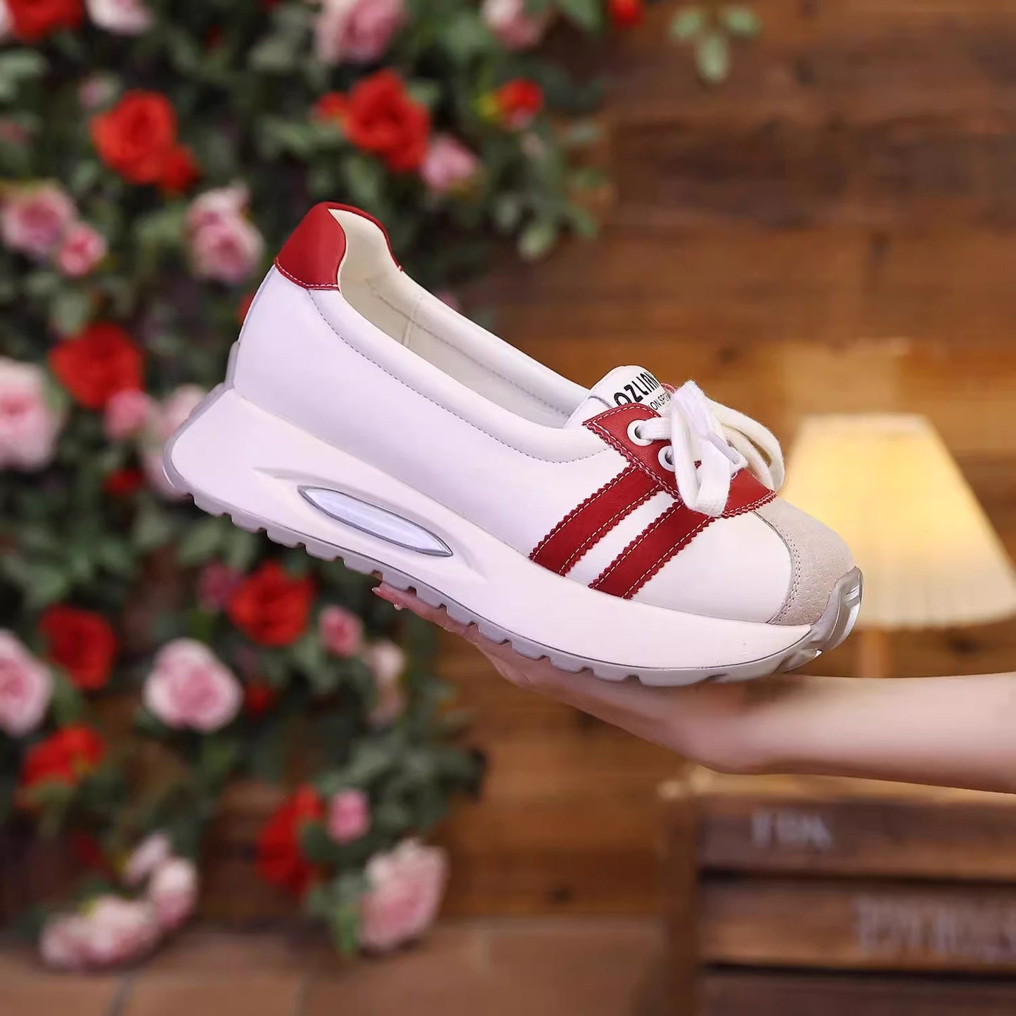 🍂 【Wszechstronne modne buty damskie】 Nowe modne buty na grubą podeszwę na co dzień 3719859