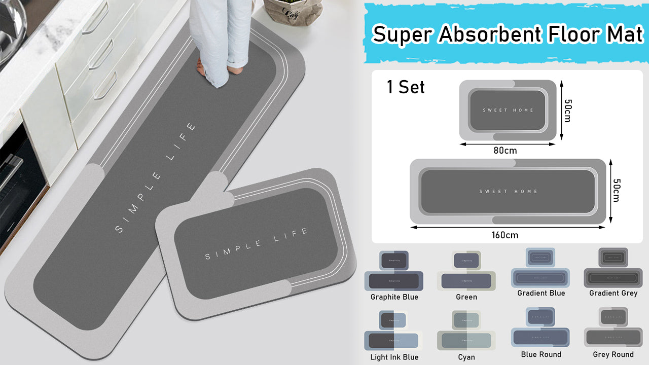 🔥[50% rabatu] 🔥Dywan domowy o doskonałej absorpcji wody_3617459