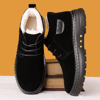 🥾Limitowana oferta: 41% TANIEJ✨【38-46】Nowe zimowe buty męskie, gruby aksamit, ciepłe i ocieplane3834377