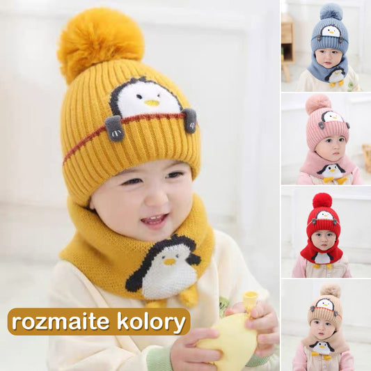 🧣 Wygodny zestaw wykonany z miękkich materiałów, z uroczymi detalami, odpowiedni dla dzieci w wieku 1-3 lat. Uzyskaj 50% rabatu! 3834697