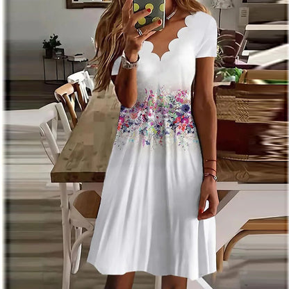 Nowa promocja na produkt - 40% zniżki [S-5XL] 🌸 Nowa wysokiej jakości koronkowa sukienka z dekoltem w serek