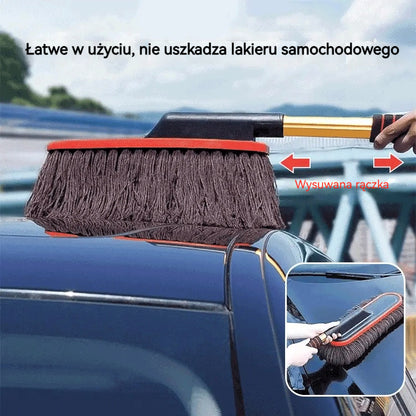 🔥HIT SPRZEDAŻY🔥 Miotełka do samochodu z teleskopową wysuwaną rączką 🚗