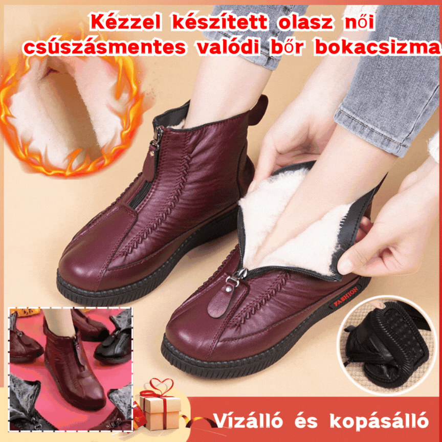 🔥【Časovno omejena razprodaja】🔥【35-42】Ženski jesensko-zimski škornji z mehkim podplatom in zadrgo, modni in udobni