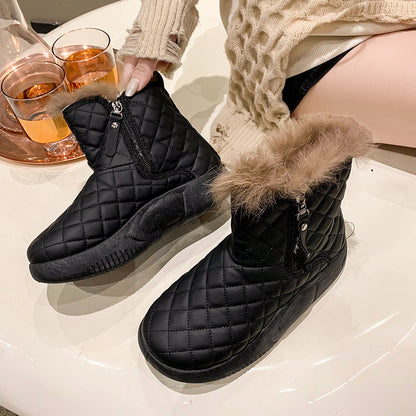 🔥Promocja ograniczona czasowo👢 【35-40】  2024 Nowe damskie ciepłe buty śnieżne z grubą podeszwą3811069