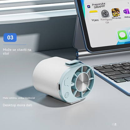 🔥【Kupite 1, dobijte 1 gratis】🌀 Mini ventilator velike brzine s kopčom za struk.