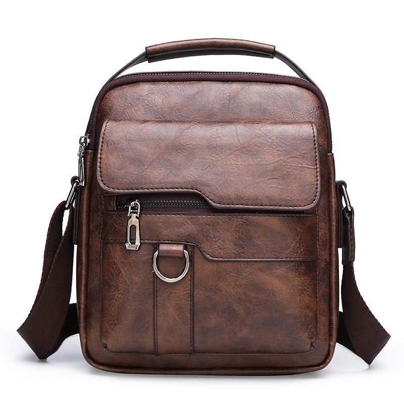 🔥【Kupte 1 a získejte 1 zdarma】👜 Pánská ležérní módní kožená taška z hovězí kůže