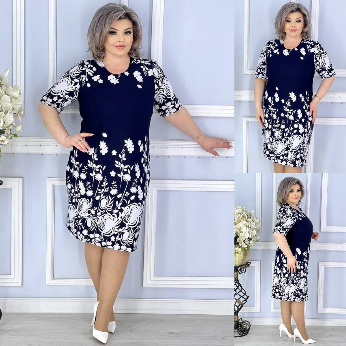 ☀️ LETNI SZAŁ STYLU! 💃【S-5XL】Elegancka sukienka qipao ✨ Wysmuklający krój ✨ Orzeźwiająca lekkość 🌺 WYJĄTKOWY ORIENTALNY WZÓR