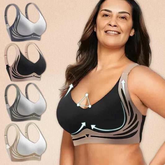 【Pakiet ofertowy】🌺Bezprzewodowy biustonosz push-up 3732152