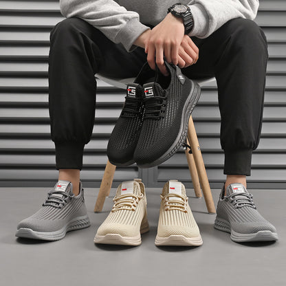 🔥👟【39-44】Wygodne, oddychające, antypoślizgowe, modne buty męskie z siateczki_3999315