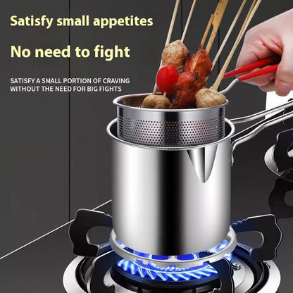 🍢🍖🍗 Ponev iz nerjavečega jekla - primerna za cvrtje