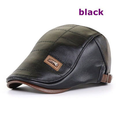 🧢【Oferta specjalna】🔥Męski beret skórzany w stylu vintage