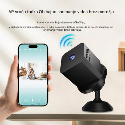 🏠📹🕵️Kupite eno, dobite eno brezplačno🔥Mini kvadratna kamera, pametna HD kamera, brezžični daljinski nadzor doma (WiFi)