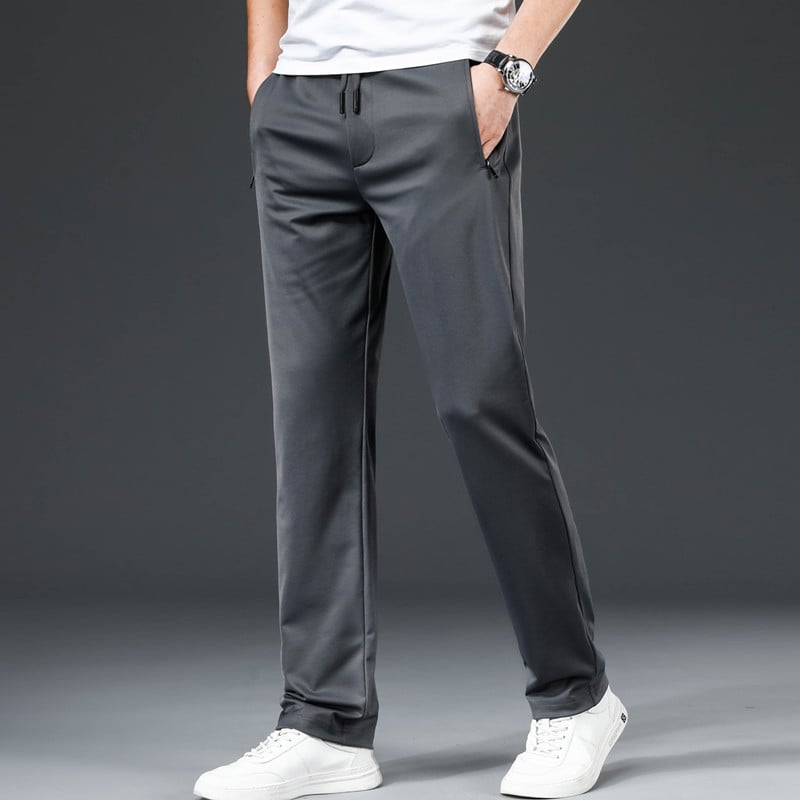 🔥Nowe produkty wyprzedażowe [L-8XL] Męskie letnie spodnie biznesowe casualowe z elastyczną talią [45-135 kg]